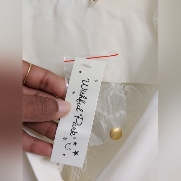 Wishful Park Cream Blouse - Picture 3 of 7